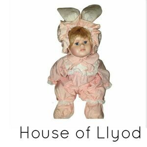 House of Lloyd Porcelain & Plush Doll